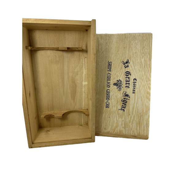 Chateau La Grave Figeac Wine Box Saint-Emilion Grand‎ Cru Wooden Storage - Picture 3 of 15